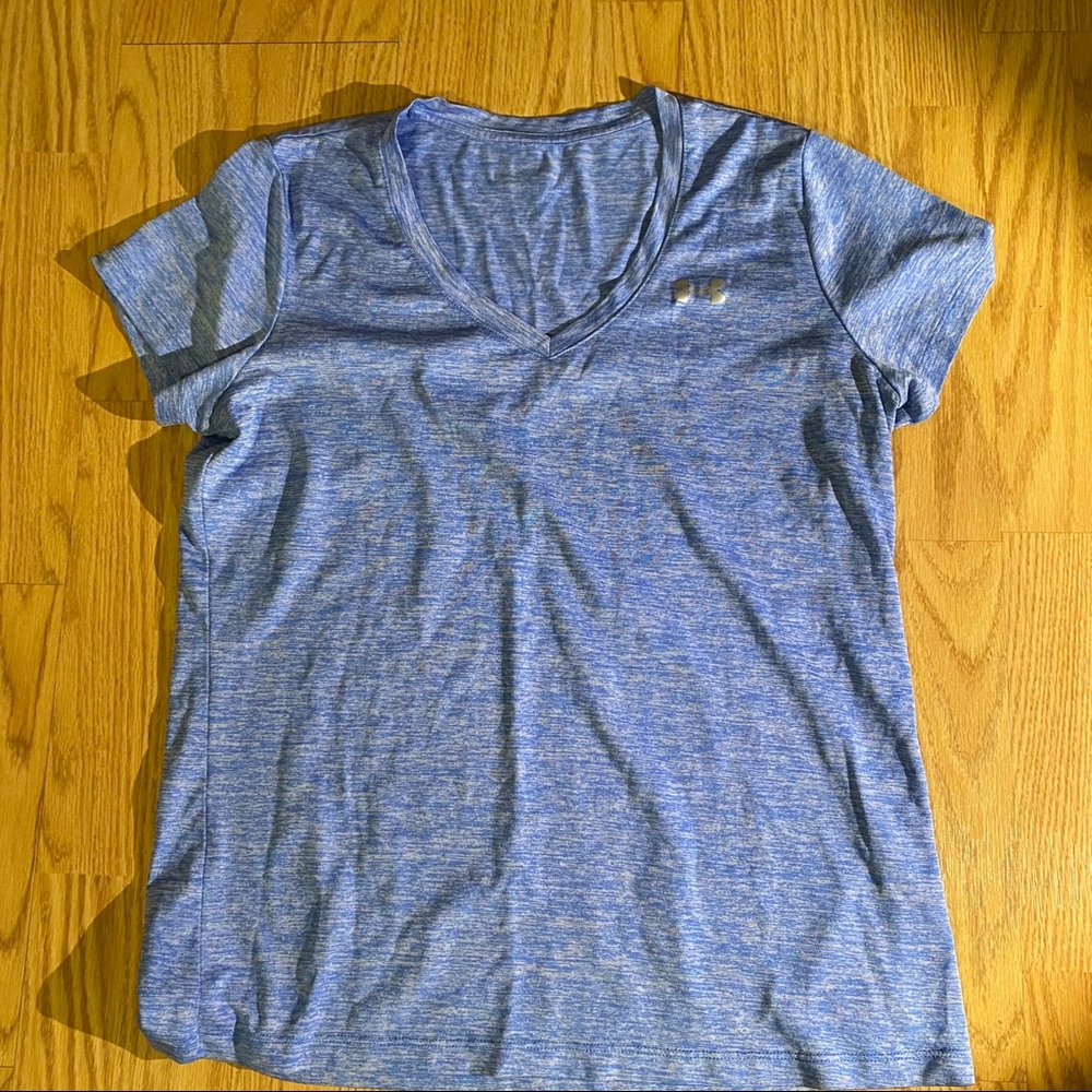 Blue under armor dry fit t-shirt